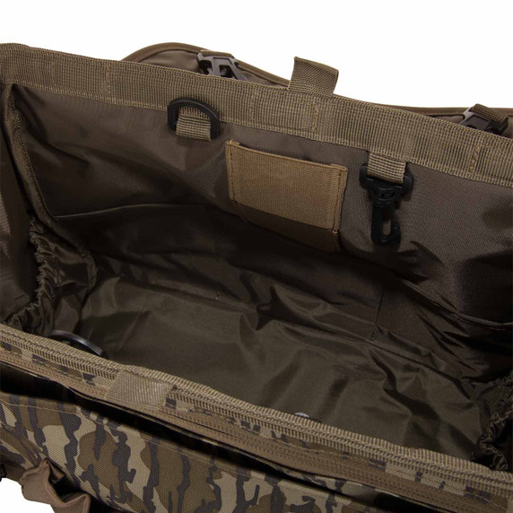 Inside Storage Image of the Drake Waterfowl Hardline Shoulder Bag.