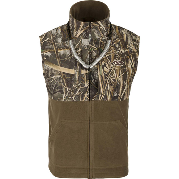 Image of the Drake Waterfowl MST Eqwader Vest in Realtree Max 7