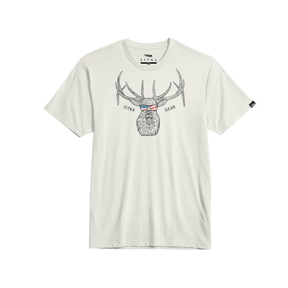 Image of the Sitka American Elk Tee in Ivory