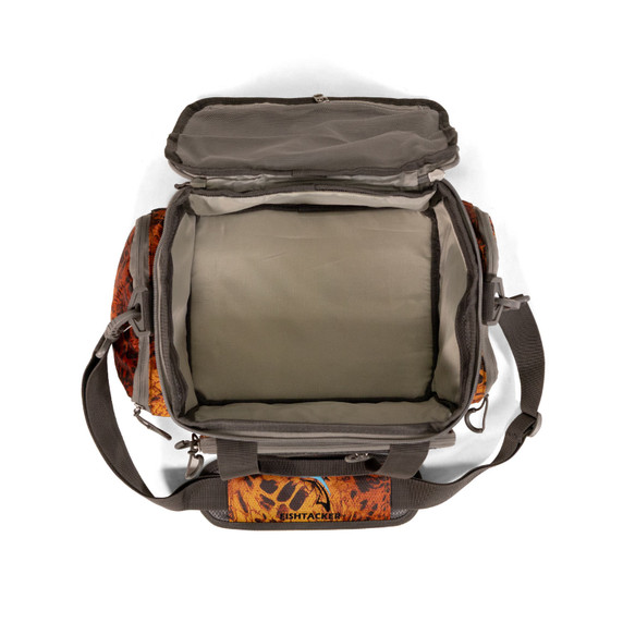 Inside image of the FishTacker Superday Tackle Bag.