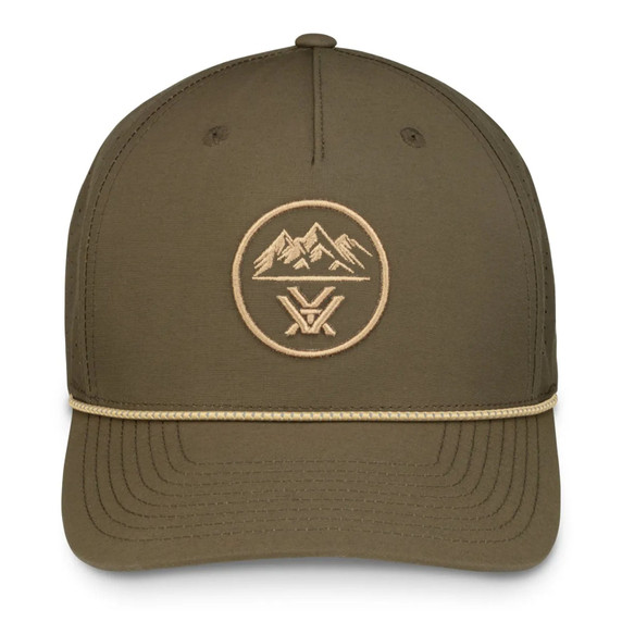 Front Image of the Vortex Three Peaks Performance Cap.