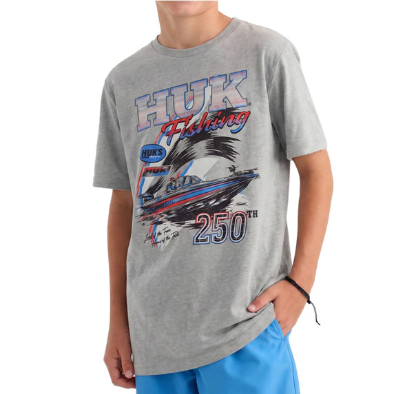 Image of the Huk Youth Full Throttle Short-Sleeve T-Shirt.