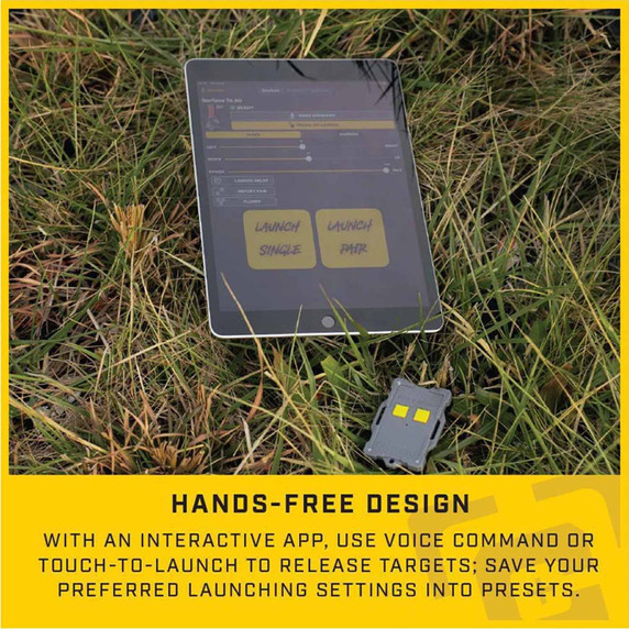 Hands Free Image of the Caldwell ClayCopter Surface-to-Air Pro Kit.