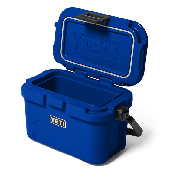 Front Opened Image of the Yeti Roadi 8 Hard Cooler.