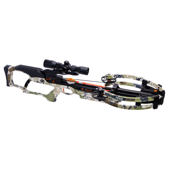 Top Angled Image of the Ravin R8 XK7 Camo Crossbow.