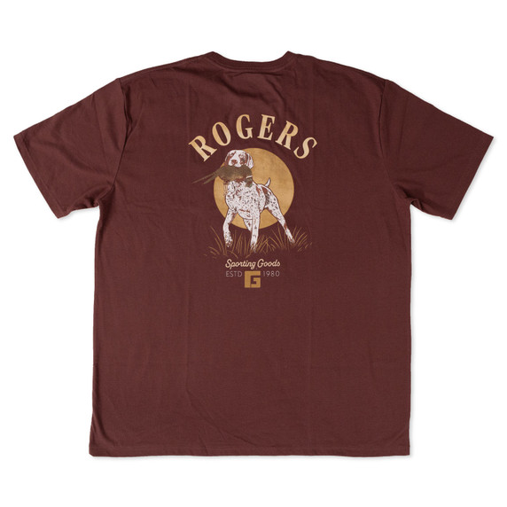 Back image of the Rogers Upland Harvest T-Shirt.
