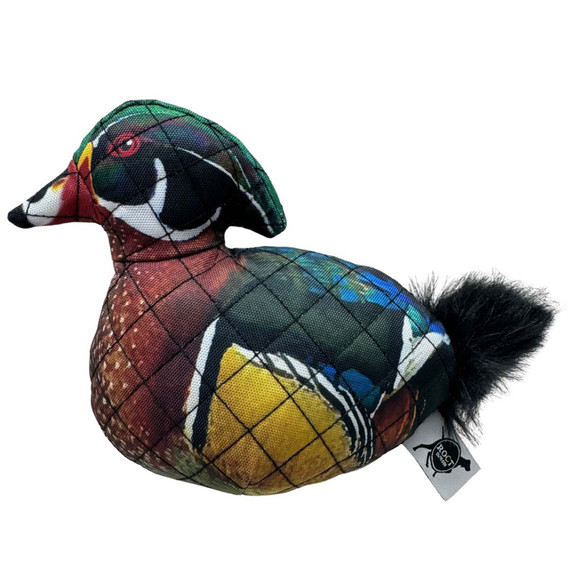 Product Image of the ROCT Junior Wood Duck Lined Dog Toy.