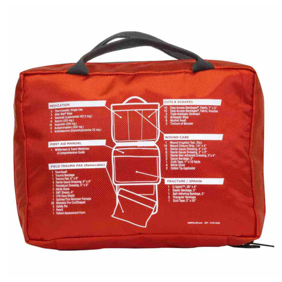 Back Case Image of the Adventure Medical Kits Sportsman 400 Medical Kit.