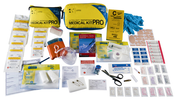 Inside image of the Adventure Medical Kits Ultralight / Watertight Pro Medical Kit.