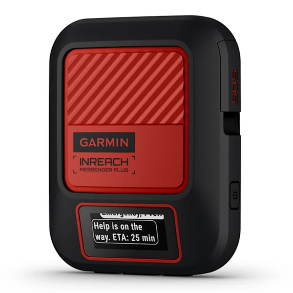 Right Side Image of the Garmin inReach Messenger Plus SOS Satellite Communicator.