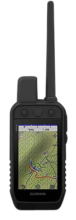 Front Image of the Garmin Alpha 300 Handheld Dog Tracker and Trainer.