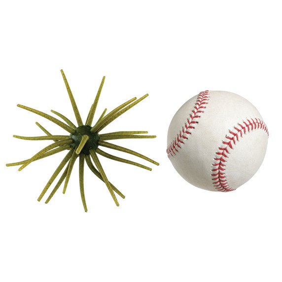 Image of Head Hunter Lures Spider Monkey in Electric Pumpkin compared with baseball