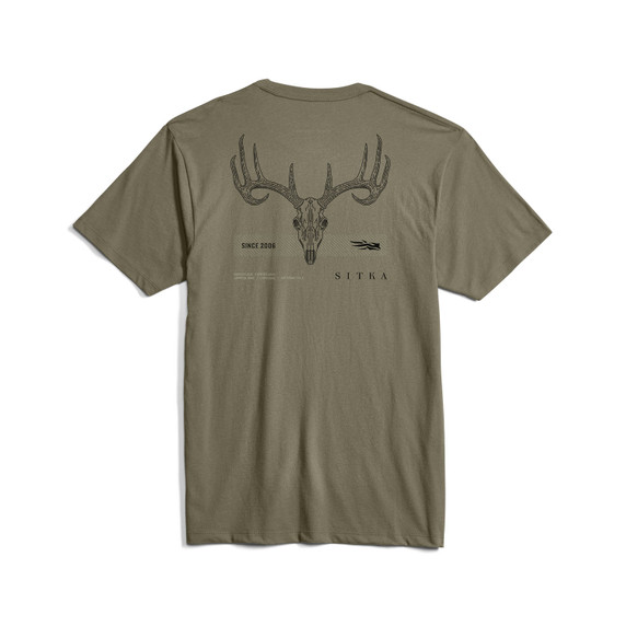 Image of the Sitka Tech Whitetail Pocket Tee in Dark Green Sage