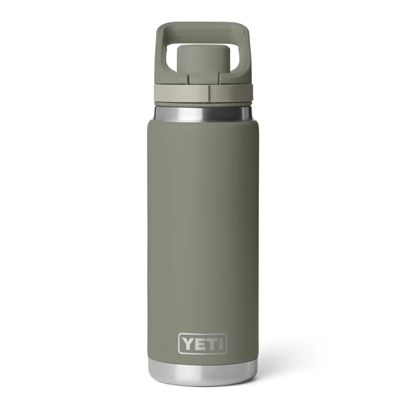 Image of the Yeti Rambler 26 oz. Water Bottle with Flip Chug Cap in Pampa Green