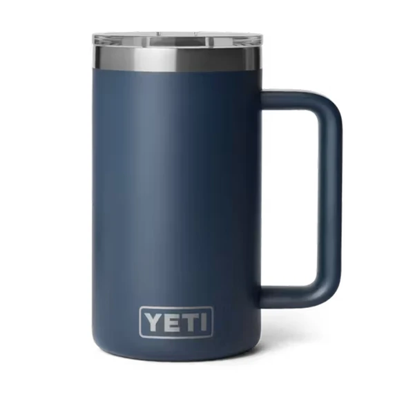Image of the Yeti Rambler 24 oz. Mug with Durasip Ceramic Lining in Navy