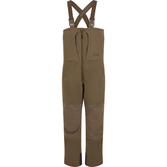 Image of the Drake LST BMF Pit Bib with Primaloft in Mud Brown
