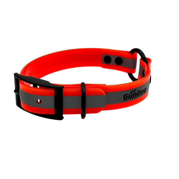 Image of the GunDog Outdoors Reflective Collar in Blaze Orange