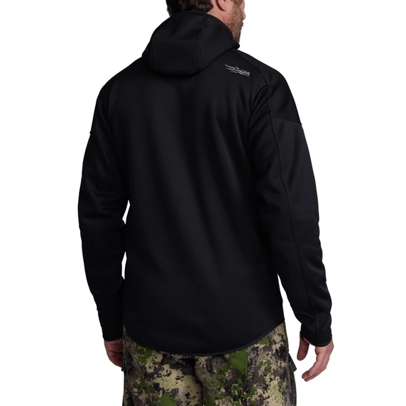 Back Model Image of the Sitka Solace Hoodie.