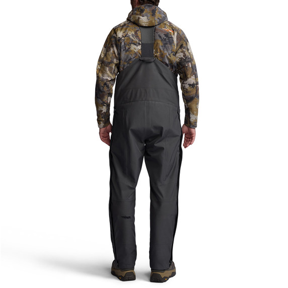 Back Model Image of the Sitka Hudson Insulated Bib.