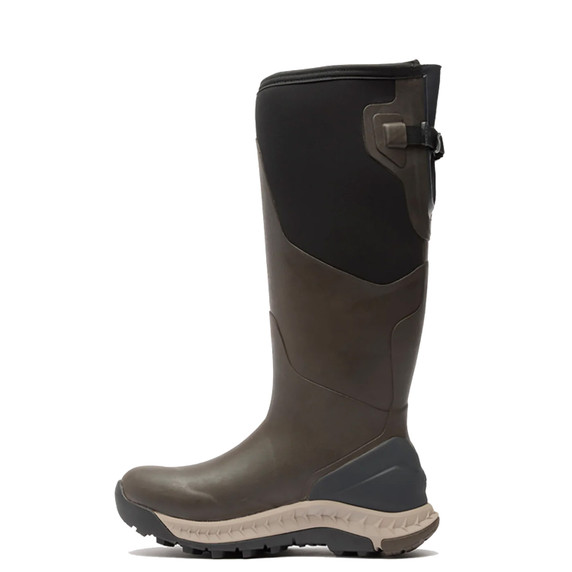 Flipped image of the Muck Boots Woodland Pro 16" Boots in Turkish Coffee.