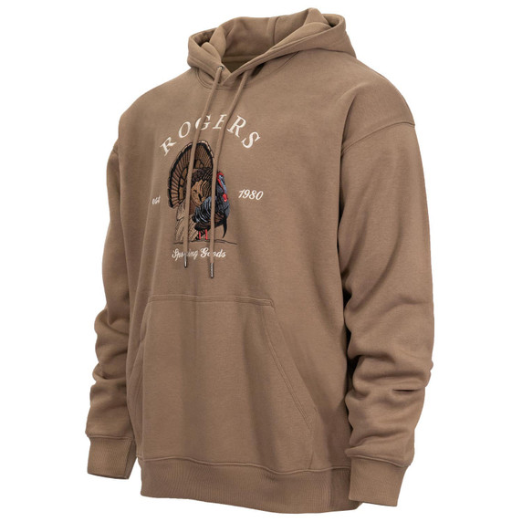 Tilted image of the Rogers Vintage Strutter Hoodie.