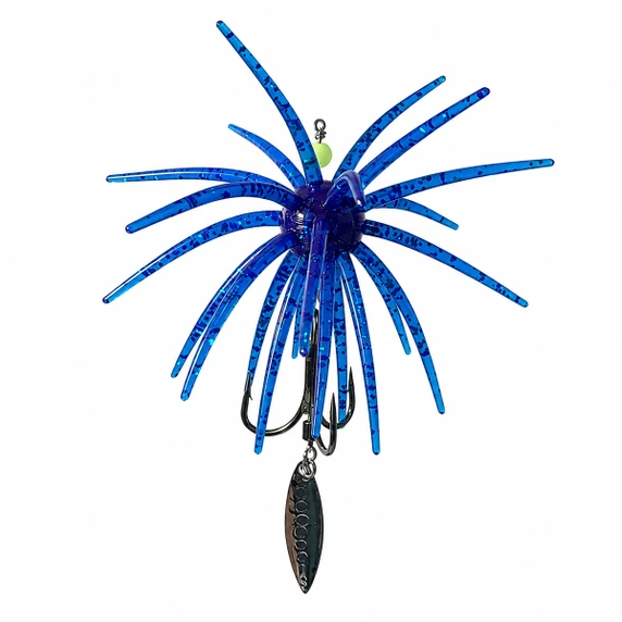 Head Hunter Lures JR's Spider Monkey Spin in Blue Venom