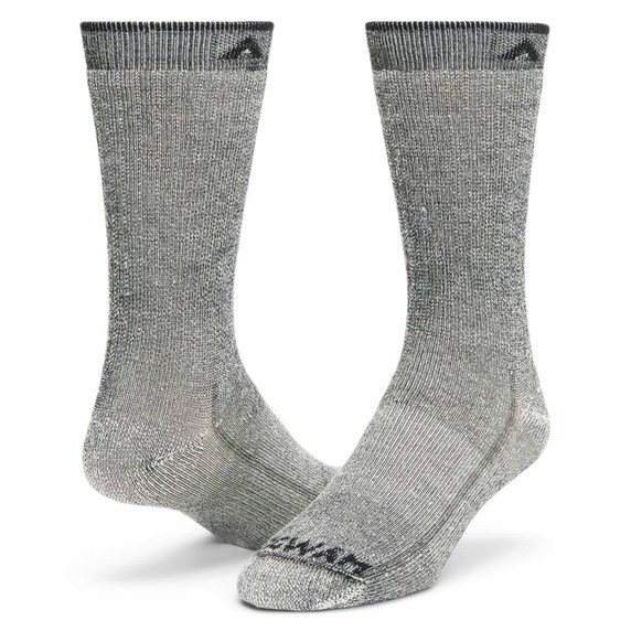 Image of the Wigwam Merino Comfort Hiker Midweight Socks in black.