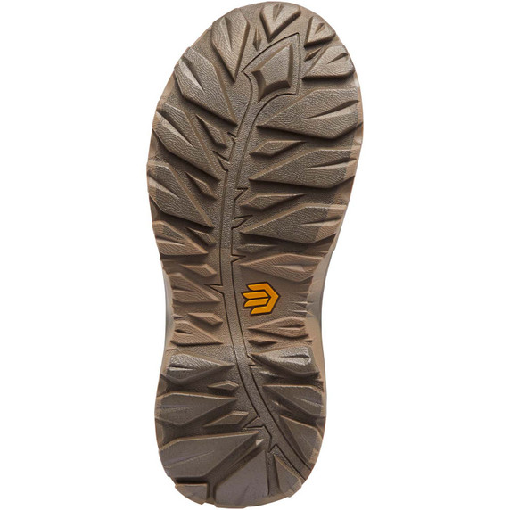 Bottom Image of the LaCrosse Women's Alpha Agility 15" Brown/Green 1200G.