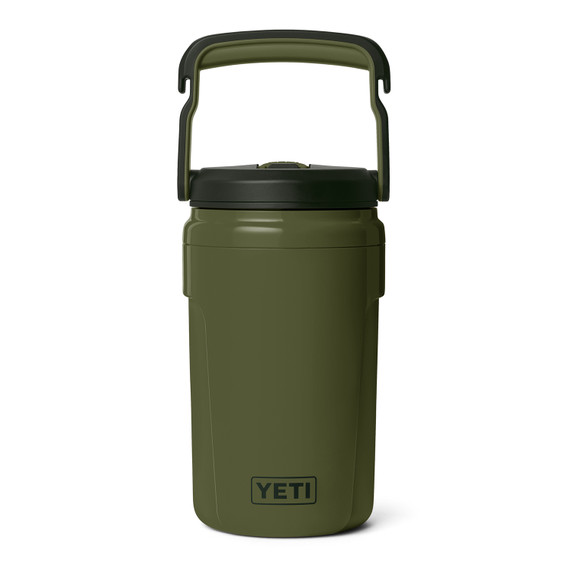 Front Image of the Yeti Silo 40 oz. Jug with MagSlider Straw Cap.