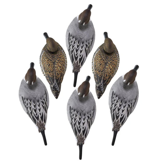Top image of the Higdon Legacy Magnum Pintail Foam Filled Decoys, 6 Pack.