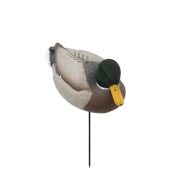 Tilted image of the HD Full Body Mallards with Flocked Head Drake.