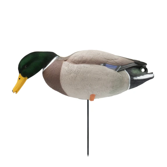 Flipped feeder image of the HD Full Body Mallards with Flocked Head Drake.