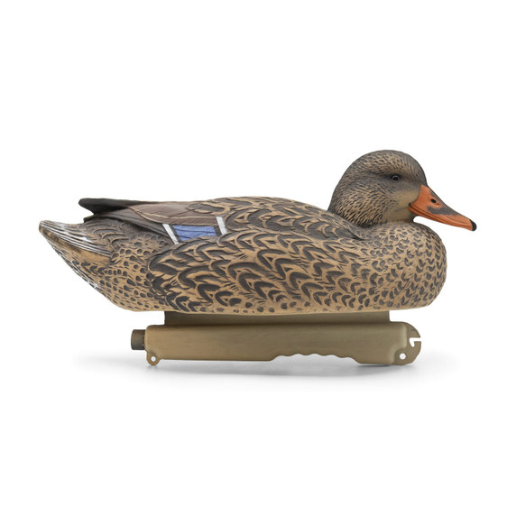 Hen flipped image of the Final Approach HD Mallard Floaters With Flocked Drake Heads.