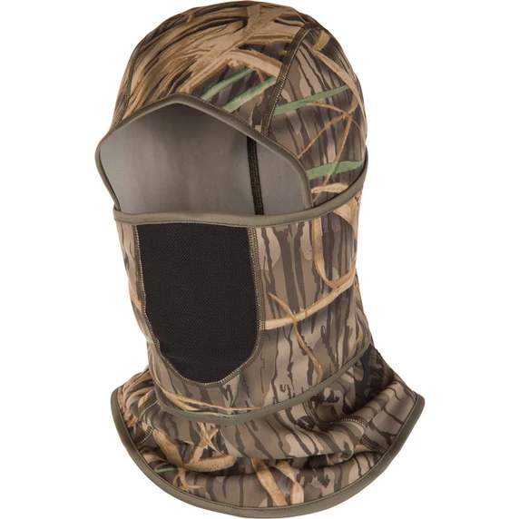 Image of the Drake Fleece Convertible Face Mask in Mossy Oak Original Shadow Grass