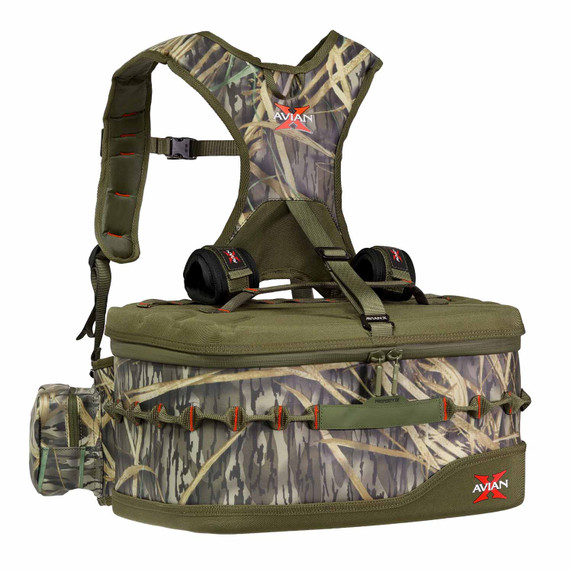 Left Side Angled Image of the Avian-X Floating Lumbar Blind Bag.