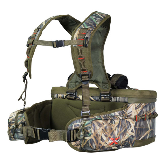 Back Right Angled Image of the Avian-X Floating Lumbar Blind Bag.