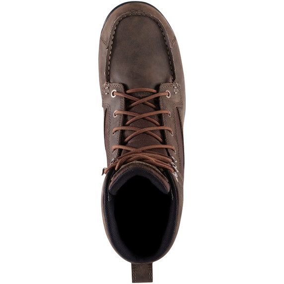 Top image of the Danner Sharptail 8" Hunting Boots, Dark Brown.