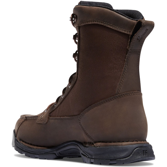 Tilted image of the Danner Sharptail 8" Hunting Boots, Dark Brown.