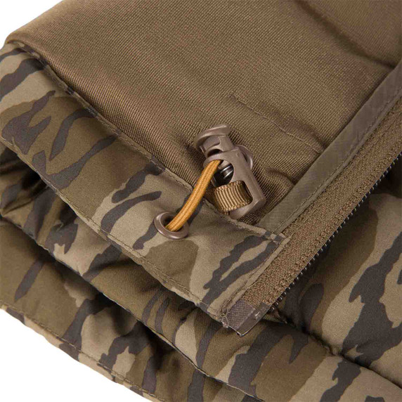 Adjustable Waist Image of the Drake Waterfowl BMF Down Vest.