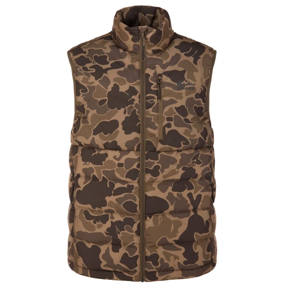 Image of the Drake Waterfowl BMF Down Vest in Old School Sport