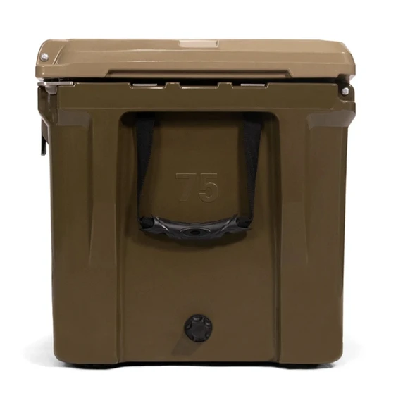 Right Side Image of the Rogers Workin' Man 75 Qt Cooler - Mossy Oak Edition.
