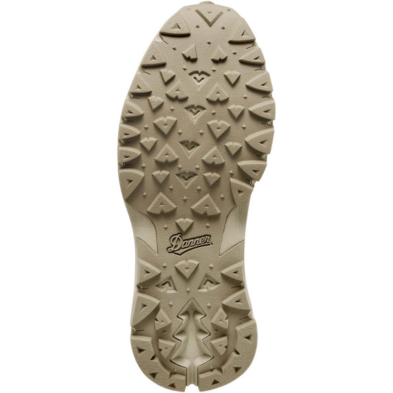 Bottom image of the Danner Women's Trail Trainer Mid 4" Plaza Taupe.