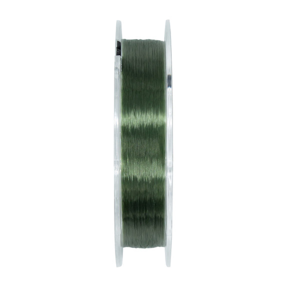 Side image of the Rogers Monoflow Premium Monofilament, Green.