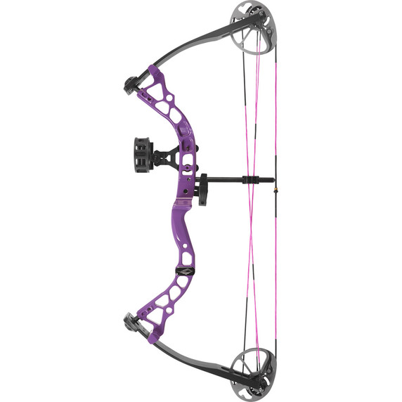 Image of the Diamond Atomic Bow Package in Purple 12-24" 29 lbs. Left-Handed.