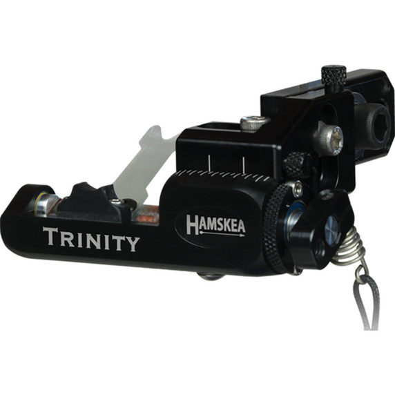 Image of the Hamskea Trinity Target Rest Micro Tune Black, Right Handed.