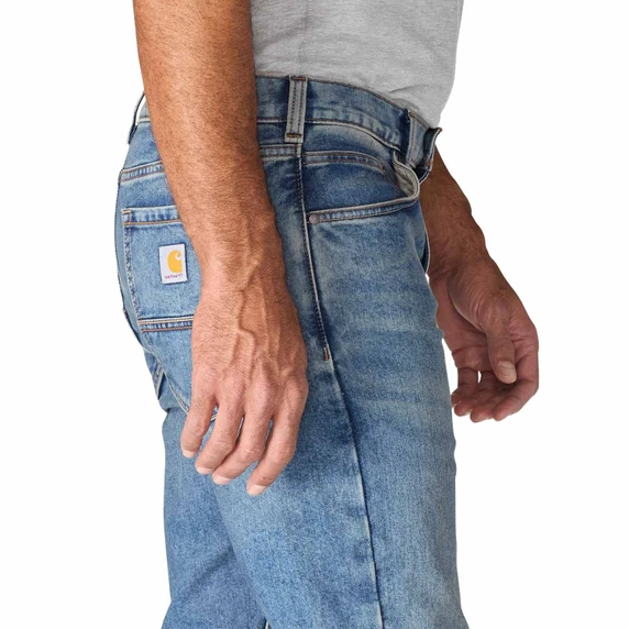 Side Image of the Carhartt Slim Straight Rugged Flex Jean.