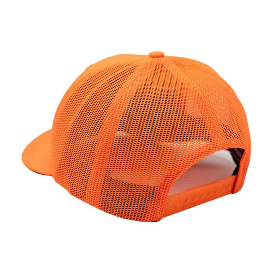 Back image of the First Lite Whitetail Patch Trucker Hat.