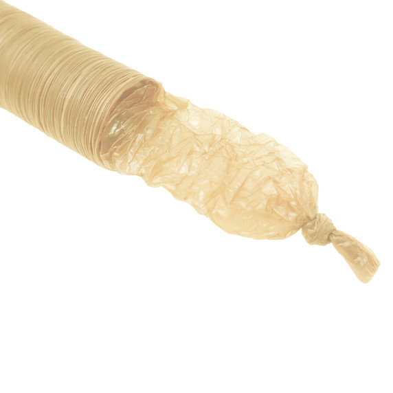 Close up image of the LEM 21mm Smoked Collagen Casing 14 lbs, 2 Pack.