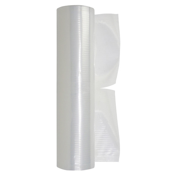 Front image of the Image of the LEM MaxVac Portion Bag Material 11" x 16'.