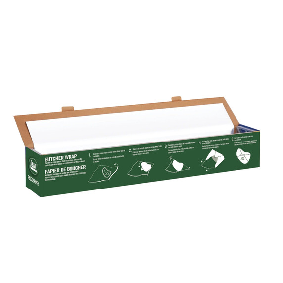 Front image of the LEM Freezer Paper 15"x150' with built in Cutter Box.